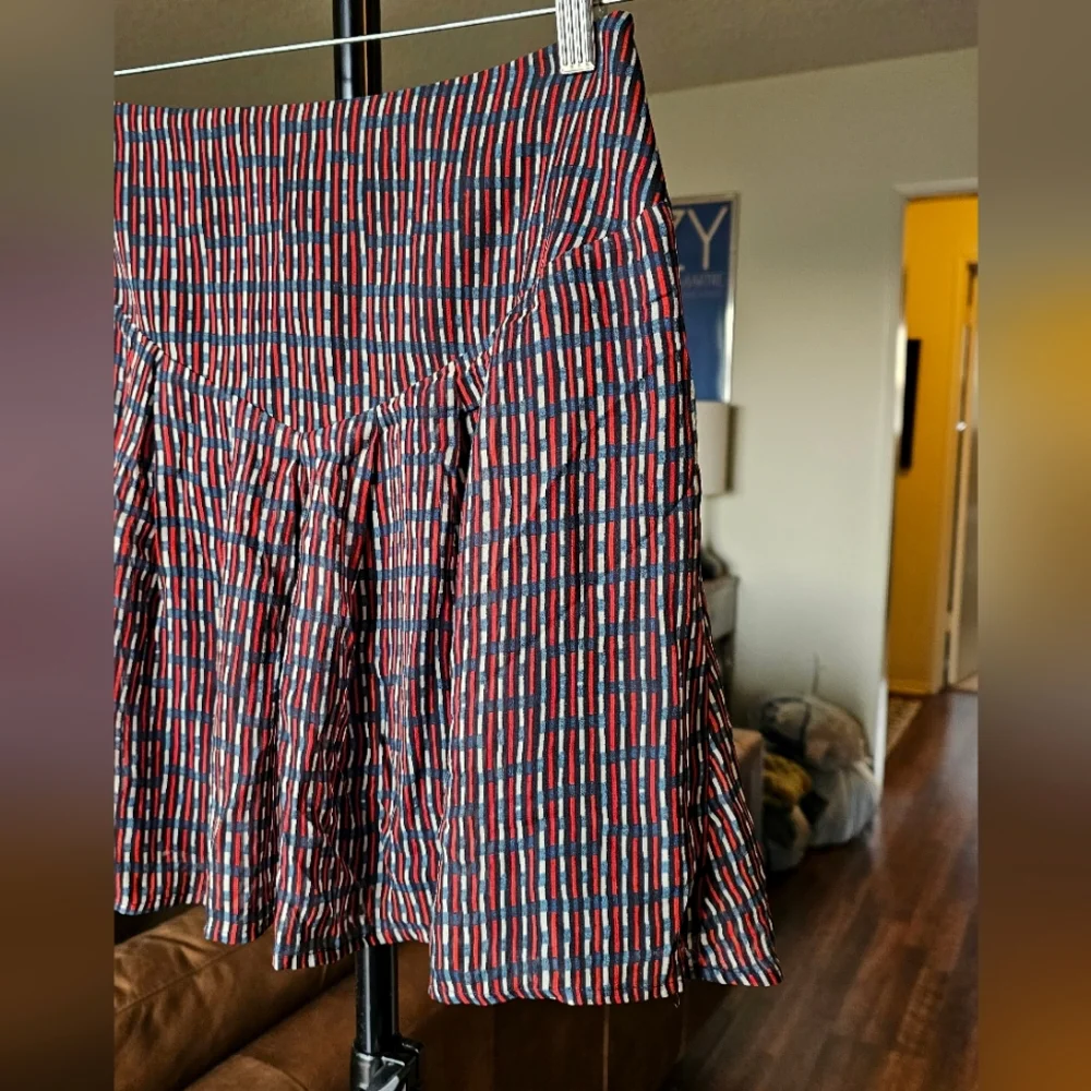 Barneys New York FiveSeventyFive Plaid Mini Skirt - Picture 2 of 5